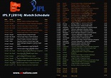 IPL 7 (2014) Schedule / Matches Time Table - WI Nationz