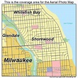 Aerial Photography Map of Shorewood, WI Wisconsin