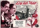 Ley del mar (1952) tt0042675 p.esp. | Carteles de cine, Cine, Vigan