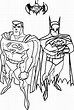 Batman And Superman Coloring Pages