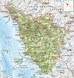 Political Map of Tuscany - Mapsof.Net