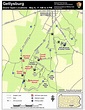 Map Of Gettysburg National Park - Cities And Towns Map