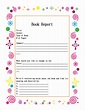 Book Report Printable