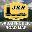 Sabah Public Road Map by JABATAN KERJA RAYA SABAH