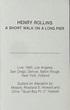 Short Walk on a Long Pier by Henry Rollins (Album, Spoken Word ...