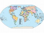 world globe presentation map | Vector World Maps