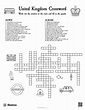 United Kingdom-themed Crossword Puzzles • Beeloo Printable Crafts and ...