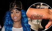 Blac Chyna shows off tattoo of Future's name on her hand on Instagram ...