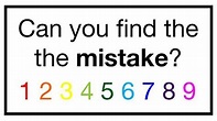 Can you find the mistake in 5 seconds? Try the latest puzzle stumping ...