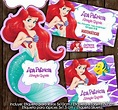 Kit Imprimible Etiquetas Escolares Princesa La Sirenita - $ 25.00 en ...