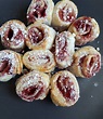 Raspberry Jam Puff Pastry Scrolls | Sweet puff pastry recipes, Pastries ...
