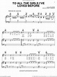 Nelson - To All The Girls I've Loved Before sheet music for voice ...