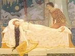 The Sleeping Princess. Date unknown. Tempera on...