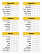 Free Printable Cluedo Sheets - Printable Templates