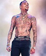 Chris Brown's Tattoo Collection; on The Head, Neck, Chest and Both ...