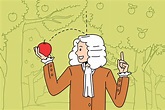 Science and physical experience concept. Sir Isaac Newton scientist ...
