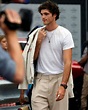 jacob elordi. in 2022 | Mens outfit inspiration, Mens white suit, Mens fashion streetwear