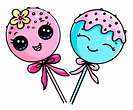 Cake Pops | Cute easy drawings, Cute kawaii drawings, Kawaii doodles
