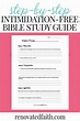 Free Printable Bible Study Guide - CHURCHGISTS.COM