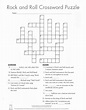 Rock And Roll Crossword Puzzles Printable : These sat vocabulary ...