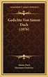 알라딘: Gedichte Von Simon Dach (1876) (Hardcover)