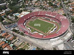 Vista aérea del Estadio Cícero Pompeu de Toledo - conocido como Estadio ...