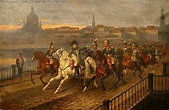 Napoleon on the Elbe, Oct 1813 by Jozef Brodowski (1895). | Napoleon ...