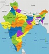 Indian Political Map With States | Images and Photos finder