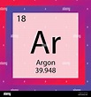 Argon Atomic Number