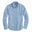 J.crew Délavé Irish Linen Shirt in Blue for Men (amalfi blue) | Lyst