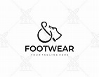 Boots And Ampersand Logo Design Footwear Shop Vector Design Shoes ...