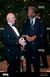 Morgan Freeman en conversación con Fred Clarke, hermano de Arthur C ...