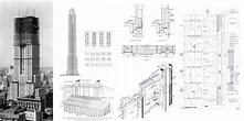 Well-marked Empire State Building project with structural and ...