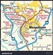 Morgantown West Virginia Map - Time Zones Map