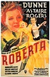 Roberta (1935) | Fred astaire, Movie posters vintage, Classic movie posters