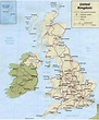 Mapa de Gran bretaña - Mapa Físico, Geográfico, Político, turístico y ...