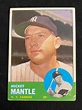Lot - (VG) 1963 Topps Mickey Mantle #200 Baseball Card - HOF - New York ...