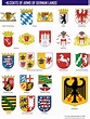 Coats of Arms of German Lands - vector clipart, vector images