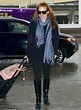 Jessica Chastain displays toned figure in leggings as she jets out of ...