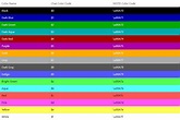 Minecraft Rainbow Color Code | Colorpaints.co