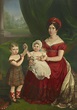 ca. 1823 (estimate based on ages of children) of HRH Augusta, Duchess ...