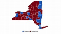 New York Election results 2020: Maps show how state voted for president