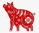 Chinese Zodiac Pig - Pig Chinese Zodiac Png , Free Transparent Clipart ...