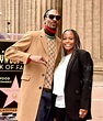 Snoop Dogg's Wife Shante Brodus Stuns in Glittery Jumpsuit and Blue Fur ...