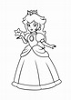 Bebé Princesa Peach Sentada para colorear, imprimir e dibujar – Dibujos ...