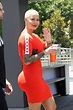 AMBER ROSE on the Set of Extra in Hollywood 06/13/2016 – HawtCelebs
