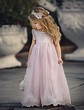 PRETTY COLLECTION DRESS - Dollcake | Pink flower girl dresses ...