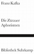 Die Zürauer Aphorismen : Franz Kafka: Amazon.de: Bücher