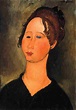 Femme bourguignonne, 1918 de Amedeo Modigliani (1884-1920, Italy ...