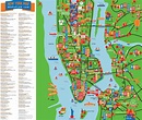 New York sightseeing mappa - mappa Visite turistiche di new york (New ...